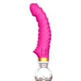 Dương vật giả hồng silicon có 10 chế độ rung và ngoáy