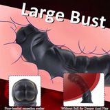 Dương vật giả Châu Phi đế dính tường có 3 kích cỡ