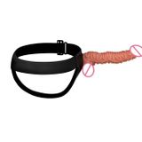 Dương vật giả silicon có gai mềm có quần dài 27cm