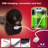 Dương vật giả Châu Phi rung điều khiển từ xa dài 21.5cm