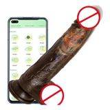 Dương vật giả Châu Phi rung điều khiển từ xa dài 21.5cm