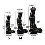  Dương vật giả Châu Phi dính tường khổng lồ có 3 size