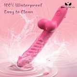 Dương vật giả cầm tay có bìu và 10 chế độ rung dài 11cm 393648