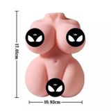 Âm đạo giả bán thân dài 17cm chất liệu silicon mềm 393723