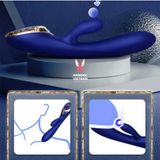 (Có video) Dương vật giả rung cao cấp kích thích 2 điểm KisToy A-King