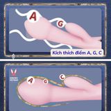 (Có video) Dương vật giả rung cao cấp kích thích 2 điểm KisToy A-King