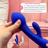 (Có video) Dương vật giả rung cao cấp kích thích 2 điểm KisToy A-King