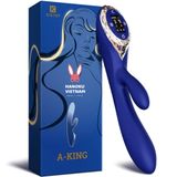 (Có video) Dương vật giả rung cao cấp kích thích 2 điểm KisToy A-King