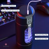 (Có video) Cốc âm đạo rung thục cao cấp silicone trắng Laile Cool Cup