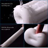 (Có video) Cốc âm đạo rung thục cao cấp silicone trắng Laile Cool Cup