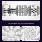 (Có video) Cốc âm đạo rung thục cao cấp silicone trắng Laile Cool Cup