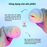 (Có video) Cốc âm đạo 2 đầu dành cho nam giới Aquaboy