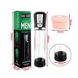 Máy tập dương vật sạc pin có chia cm trên thân dài 295mm