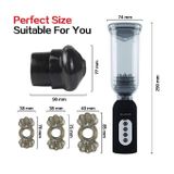 Máy tập dương vật với 5 chế độ rung 3 chế độ rên kèm âm thanh