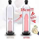 Máy tập tăng kích thước dương vật kéo tay có âm đạo giả dài 185mm