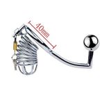  Khóa dương vật inox cao cấp 3 kích cỡ thiết kế dạng móc