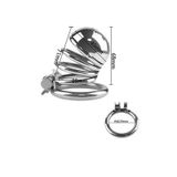  Khóa dương vật inox hình lò xo kín đầu với 3 kích thước