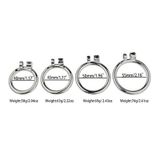  Khóa dương vật inox không gỉ nắp lồng 2 vòng hở dọc