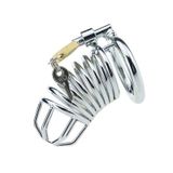 Khóa dương vật thép không gỉ dạng lồng 7 vòng