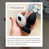 (Có video) Phích cắm hậu môn rung Neo điều khiển từ xa 10 chế độ 