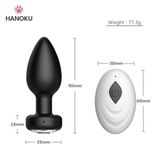 (Có video) Phích cắm hậu môn rung Neo điều khiển từ xa 10 chế độ 