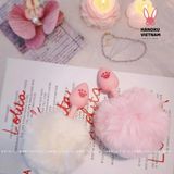 Phích cắm hậu môn hóa trang đuôi thỏ chất liệu silicone cao cấp