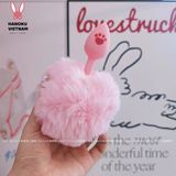 Phích cắm hậu môn hóa trang đuôi thỏ chất liệu silicone cao cấp