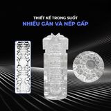 Âm đạo giả Shelly Play Kardia gân gai trong suốt