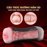 Âm đạo giả 2 đầu Shelly Play Crystal siêu mềm mịn