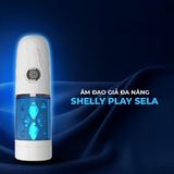 Âm đạo giả Shelly Play Sela xoay thụt chân thật