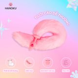 Phích cắm hậu môn anal plug đuôi cáo chất liệu silicone