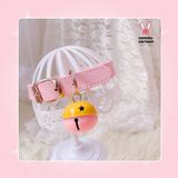 Vòng cổ có chuông kèm dây xích 