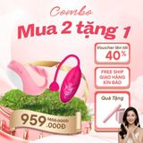 Bộ combo 2 trứng rung cao cấp tặng kèm 1 que rung