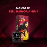 Bao cao su Feel 4in1 gân gai nhám kéo dài thời gian quan hệ