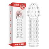 Bao cao su đôn trong suốt có gai mềm tăng khoái cảm