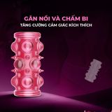 Bao cao su đôn dên Shelly Play Sensory gân bi lớn