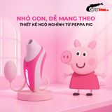 Máy massage rung hút tự động kích thích nữ Leten Peppa Pig 012C