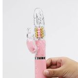 Dương vật giả Pink Rabbit Penis rung xoay đa chế độ pin sạc