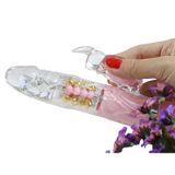 Dương vật giả Pink Rabbit Penis rung xoay đa chế độ pin sạc