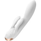 Dương vật giả Satisfyer Double Flex có 3 đầu rung kích thích