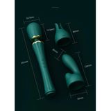 Chày rung tình yêu Zalo Kyro Best Wand cao cấp với 2 đầu phụ