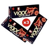 Viên kẹo ngậm nhân sâm cương và kéo dài nam 3 Viên Vigor Chocolate chính hãng