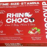 Viên kẹo ngậm nhân sâm cương và kéo dài nam 1 Viên Rhino Choco chính hãng