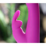 Máy rung Happy Rabbit Curve Purple tai thỏ đa năng