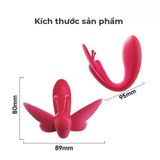 Máy rung massage kích thích nữ Svakom VANESIA bướm đỏ kích thích điểm G