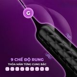 Máy rung massage kích thích nữ Shelly Play Vibelash có roi da
