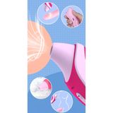 Máy rung massage kích thích nữ Leten Peppa Pig rung hút đa năng