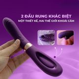 Máy rung massage kích thích nữ Shelly Play Peyton có 2 đầu rung