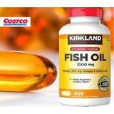 [DATE 2027] Viên uống Kirkland Fish Oil 1000Mg 400 viên của Mỹ