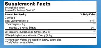 Glucosamine HCL 1500mg & MSM 1500mg Kirkland của Mỹ